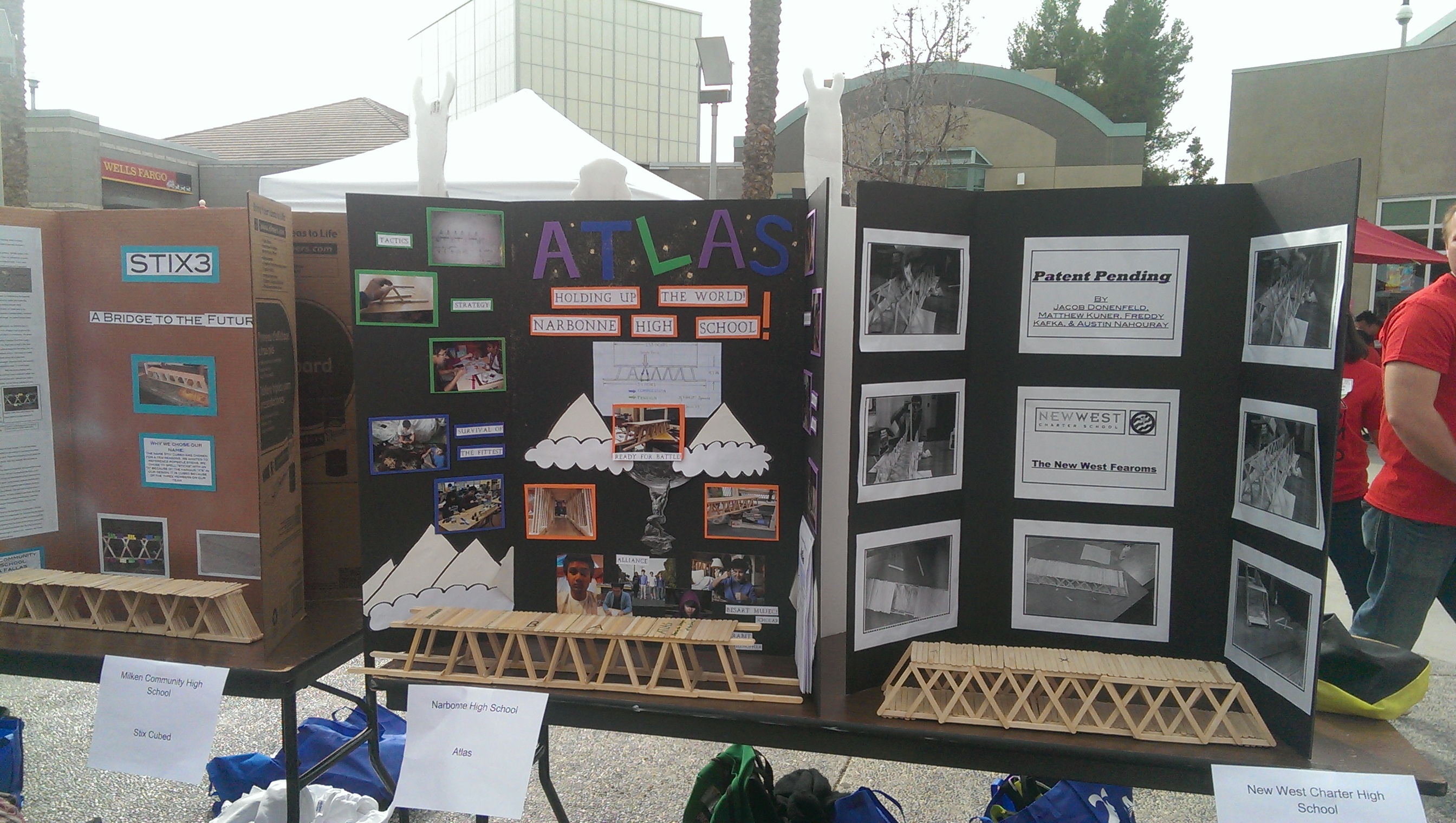 Cal State Northridge Popsicle Stick Bridge Competition 2014