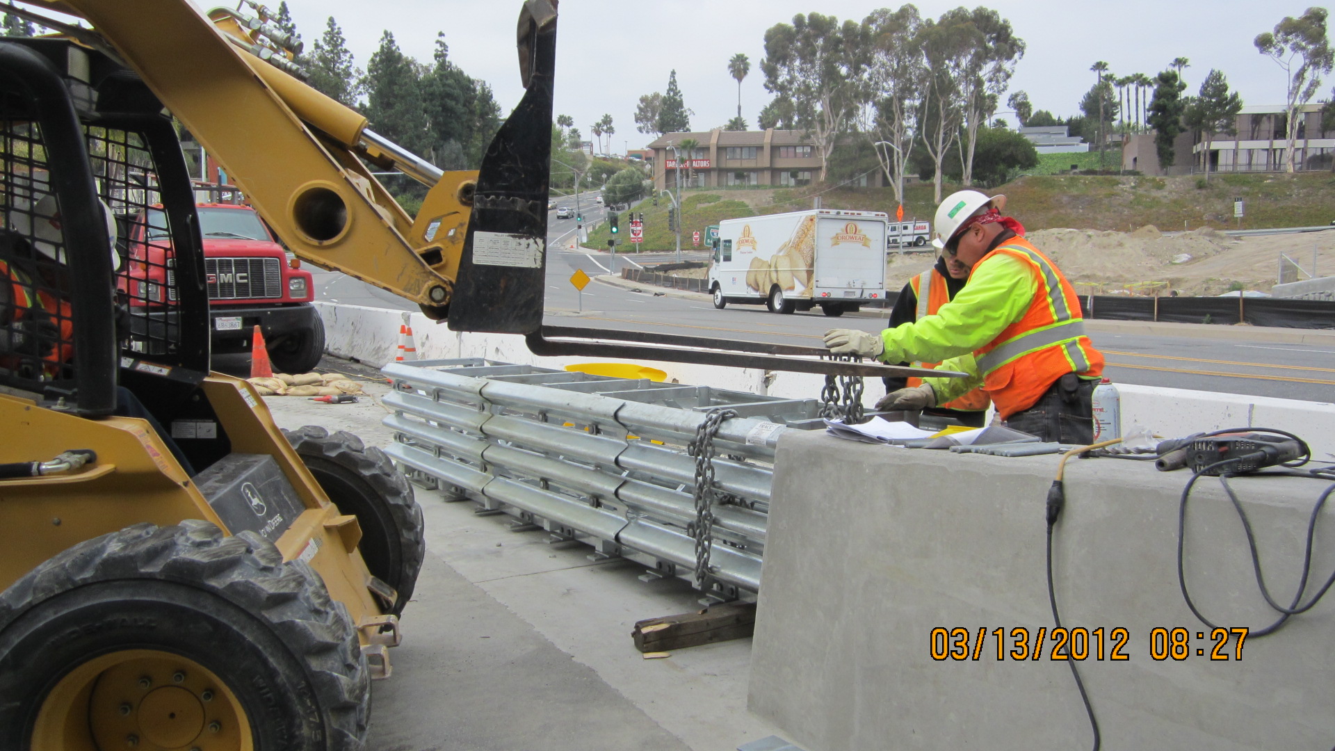 Crash Barrier Installation