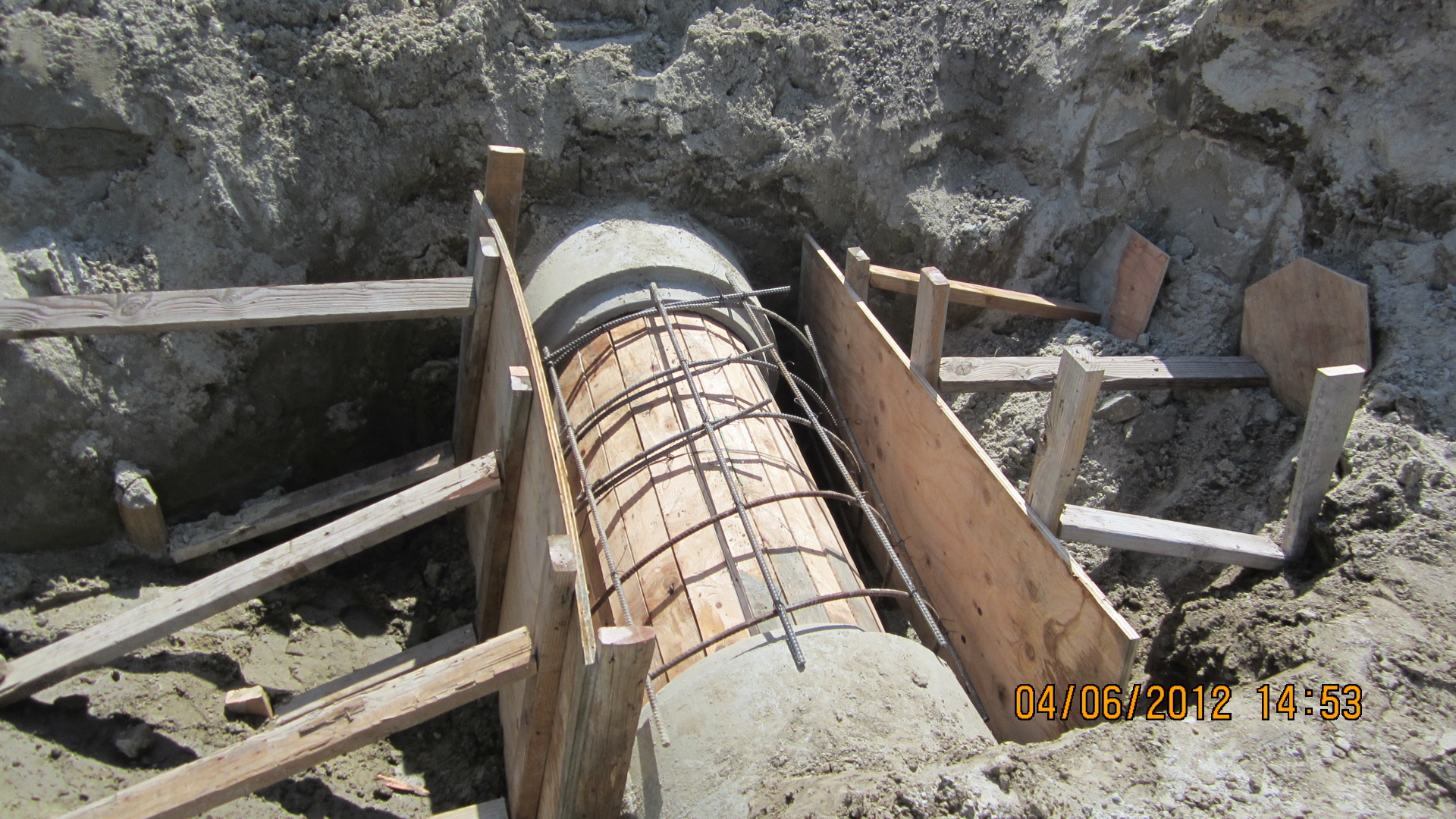 Storm Drain cast-in-situ