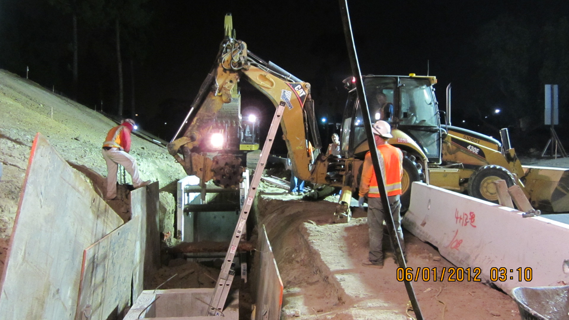 Drainage inlet construction