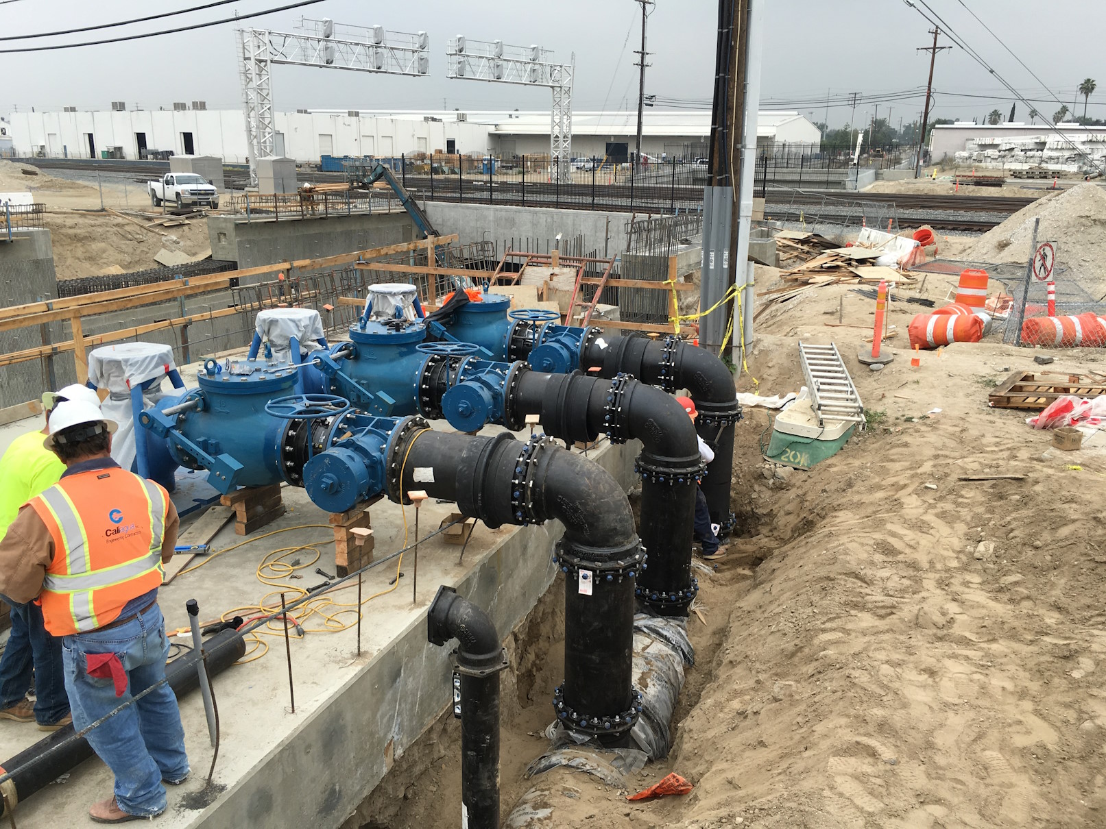 Pump Station and BNSF Bridge