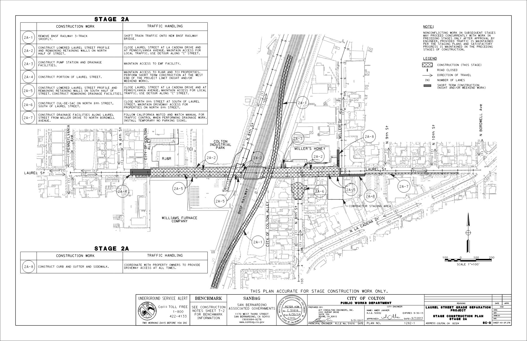 Project Plans - Stage Construction