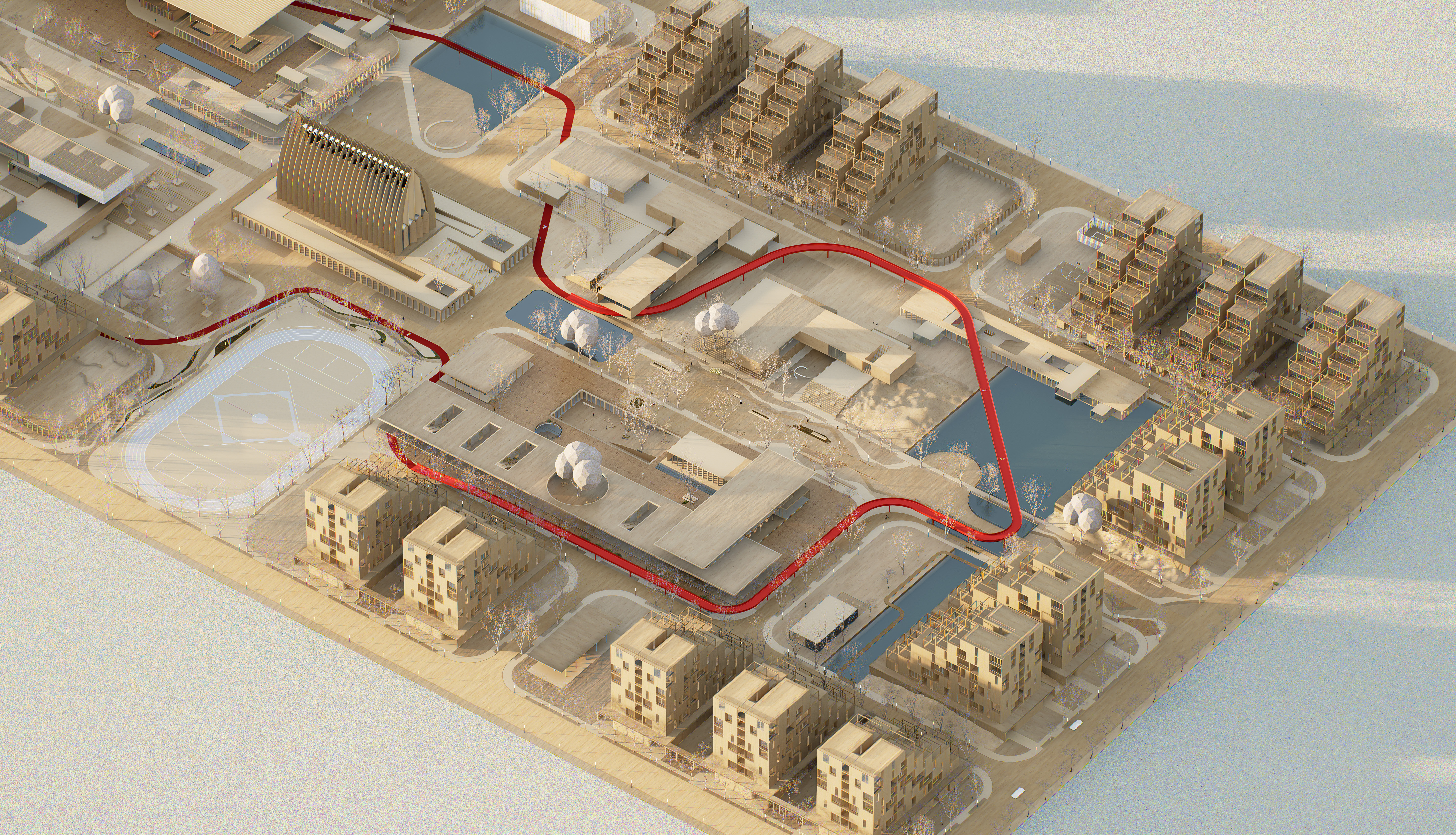 Religion Centered City - Concept
