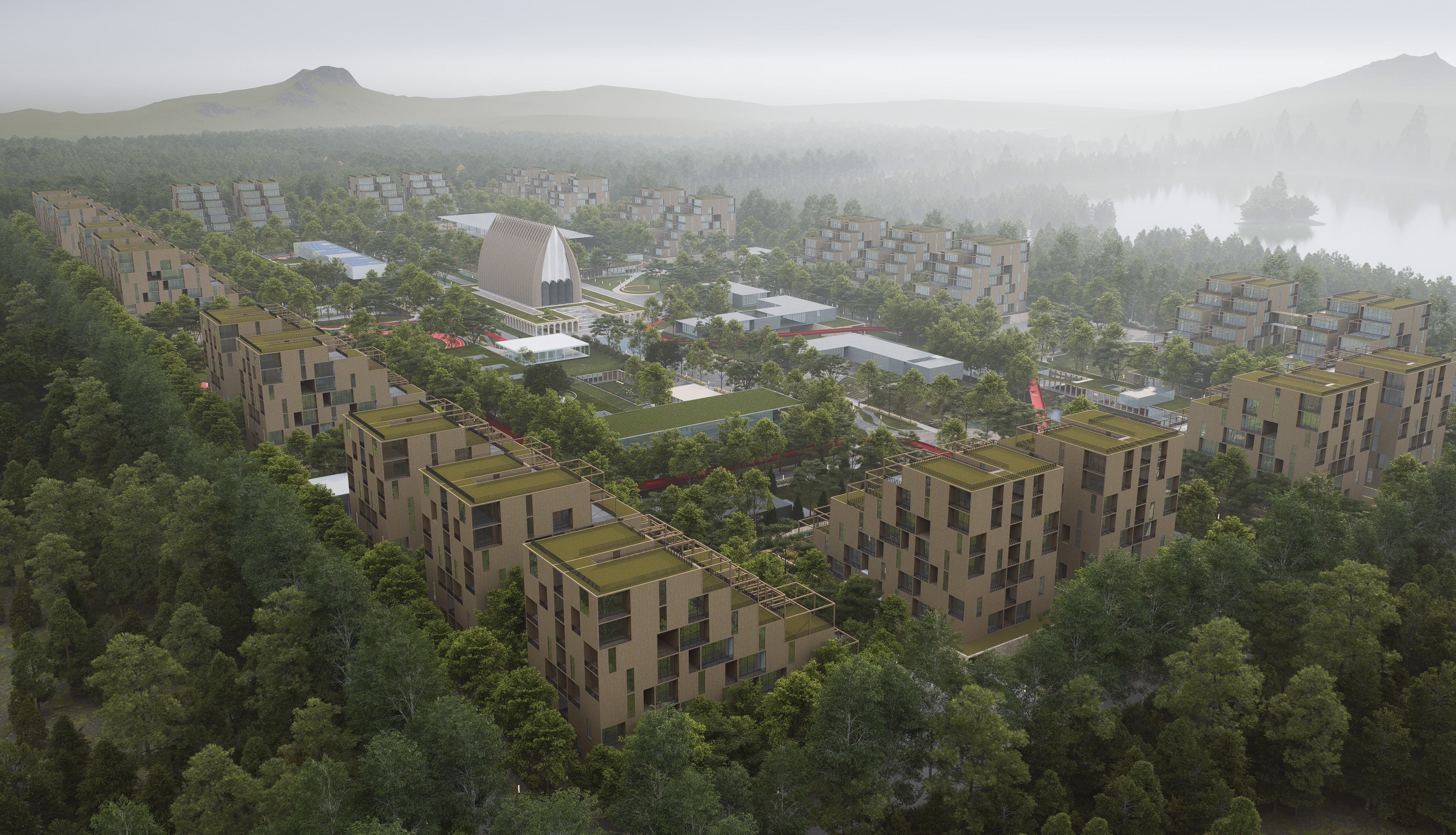 Religion Centered City - Render