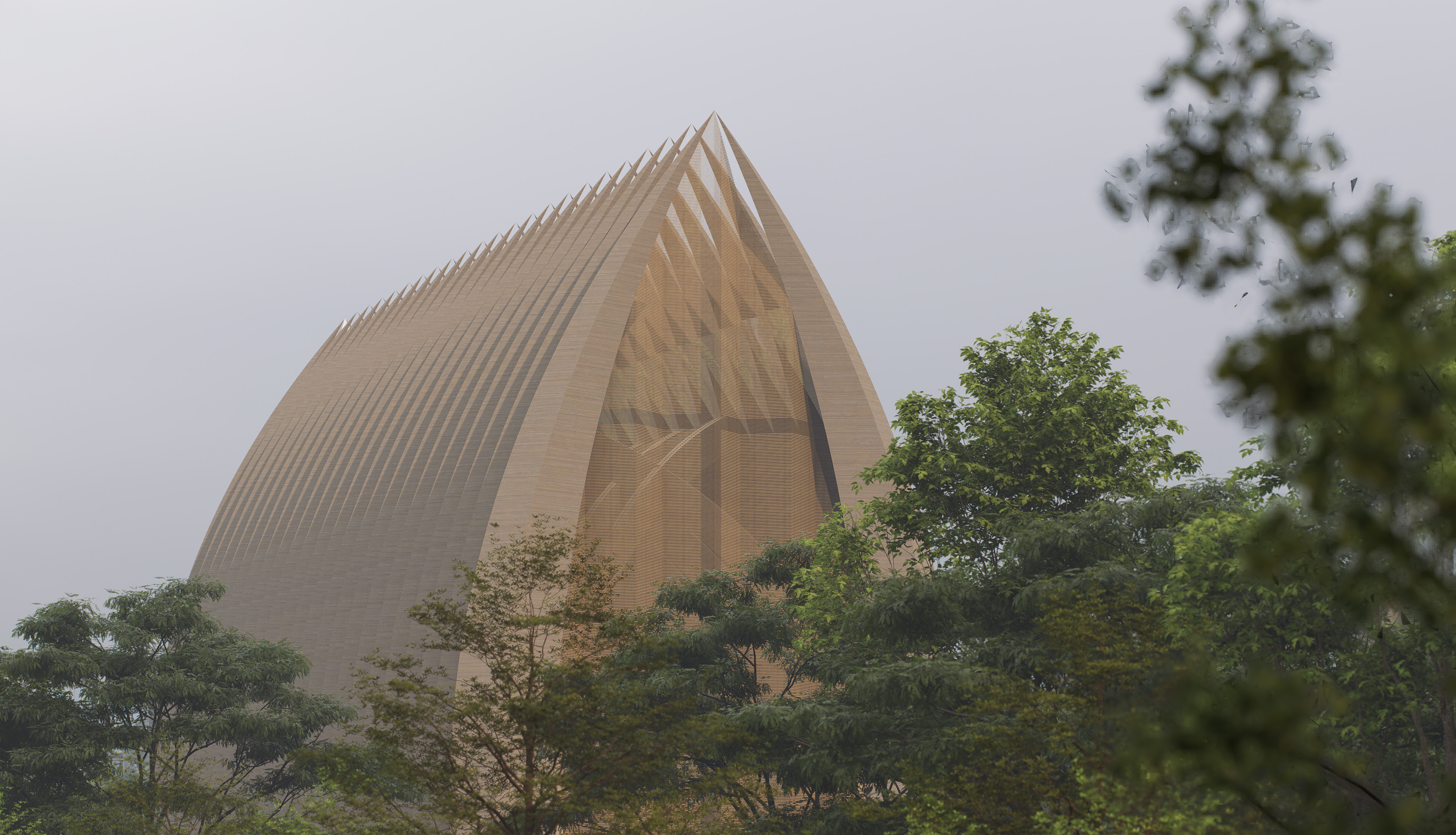 Religion Centered City - Render - Church